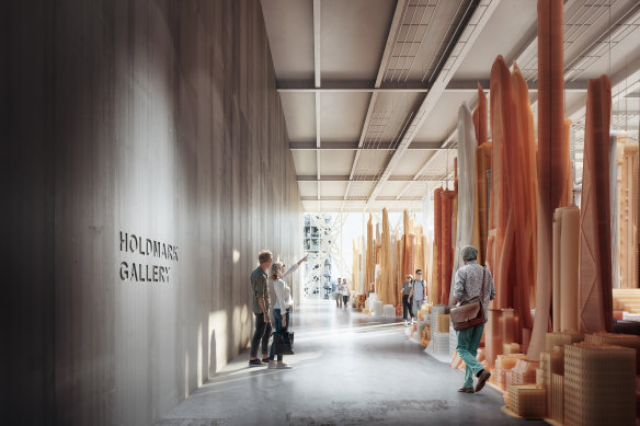 Artist impression of the Holdmark Gallery.