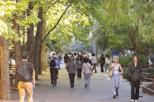 The University of Melbourne has partnered with several schools to attract international students.