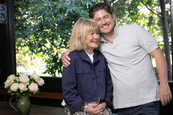 Margaret and Josh Pomeranz: “Even now, people will come up to her and shout, ‘Love you, Margaret!’,” says Josh.