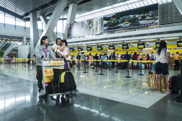 Manila Airport has strict security measures in place.