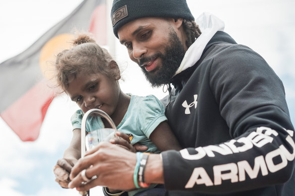 Patty Mills wants to promote healthy lifestyles, cultural awareness and find new basketball stars with the IBA.