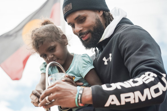 Australian NBA star Patty Mills has been a vocal social justice advocate.