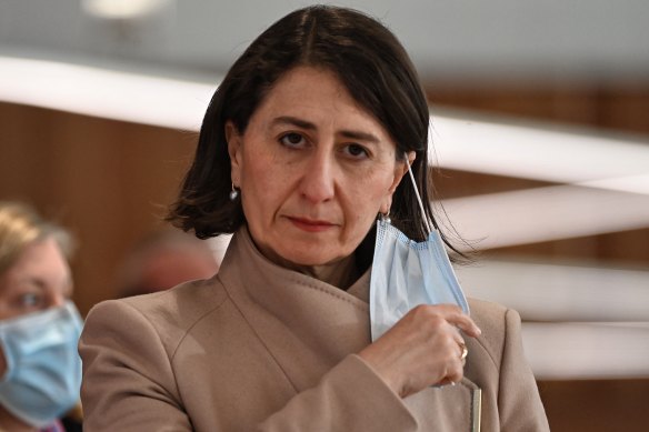 NSW Premier Gladys Berejiklian encouraged workers to get vaccinated as it would give the government more options. 
