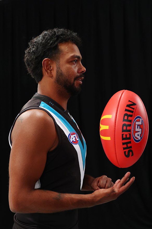 Port Adelaide say they’re trying to support and protect Willie Rioli.
