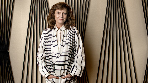 Susan Sarandon, who is in Sydney to head the jury at Tropfest. 
