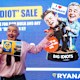 Ryanair Group CEO Michael O’Leary unveils his new advertising campaign.