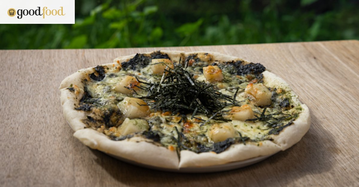 Find curry croissants and mochi pizza at this jazzed-up Japanese cafe and shochu bar