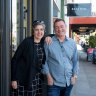 Tim Mitchell and Caroline Haddad pictured in 2016 when they had just bought their apartment in Prahran.