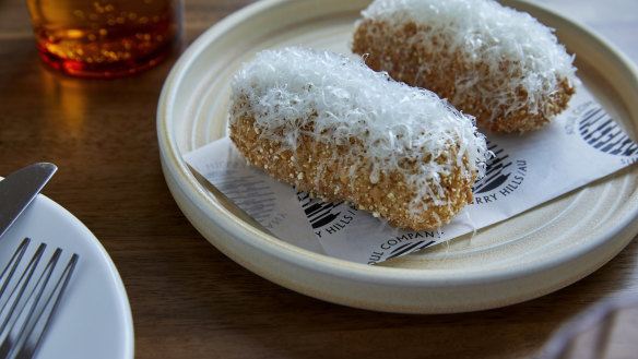Love at first bite: Corn and blue cheese croquettes