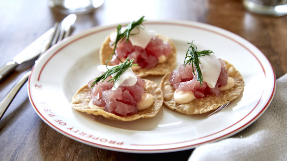 Go-to dish: Tuna tostadas.