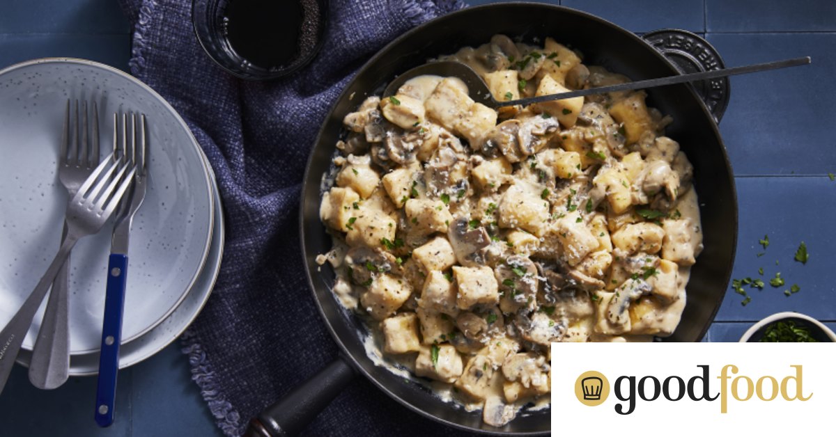RecipeTin Eats ricotta gnocchi with creamy mushroom sauce, how to make ricotta gnocchi