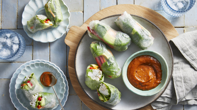 How to make Vietnamese rice-paper rolls: RecipeTin Eats' chicken filling  plus the peanut dipping sauce that makes everything taste amazing