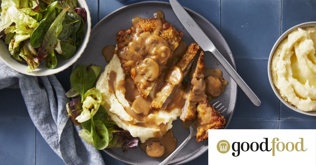 RecipeTin Eats beef schnitzel recipe (crumbed minutesteaks with