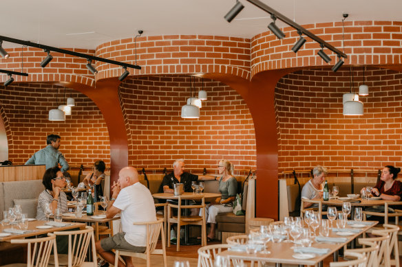 Kin, the new flagship restaurant at All Saints Estate in north-east Victoria.