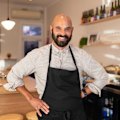 Ravi Presser, owner of Caulfield North wine bar Ruzia’s.