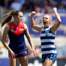 Cats by a whisker: Demons storm back but lose semi-final thriller