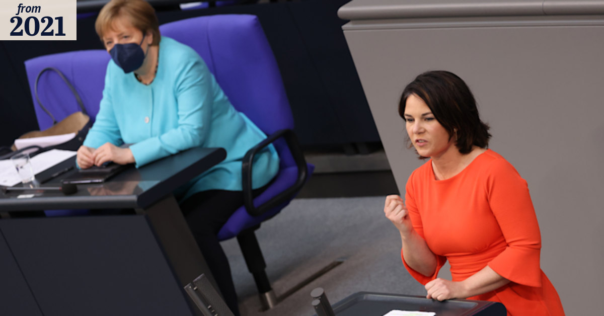 An aspiring successor to Merkel admits ‘work of others’ in book