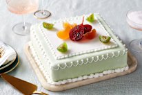 Traditional Christmas cake.