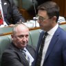 Barnaby Joyce to miss parliament after being filmed on ground