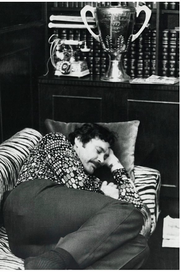 Barassi conked out the day after Melbourne’s first VFL premiership victory in 1978.