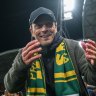 Coach of the Matildas Tony Gustavsson during the FIFA Women’s World Cup Group B match between Australia and Canada at Melbourne Rectangular Stadium on July 31, 2023. Photo by Eddie Jim.