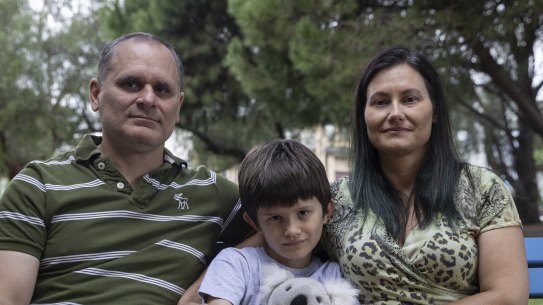 Jake Oliver and Melissa Norberg with son Declan.  