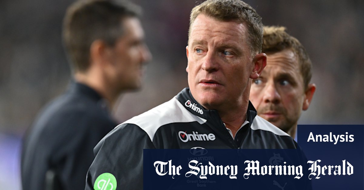 The writing was on the wall for the Blues – in black and white this time