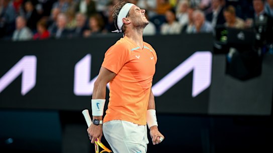 Injured top seed Rafael Nadal was knocked out by American Mackenzie McDonald on Wednesday.