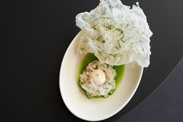 Fish tartare served at Pearla &amp; Co.