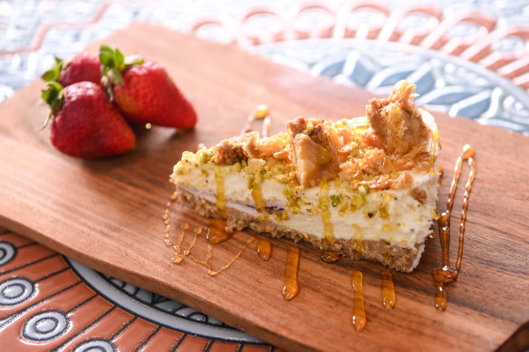 Baklava cheesecake.