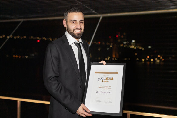 Chef of the Year, Paul Farag.