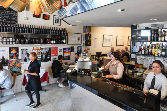 Marios, in Fitzroy, isn’t fancy but it’s always comfortable.