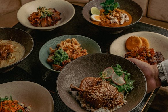 You can get $15 lunch bowls all winter long at Maha.