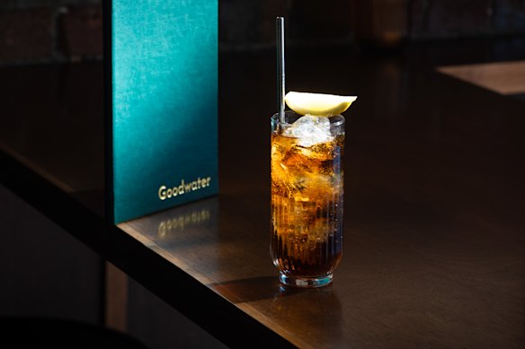 Cocktails at Goodwater can be served tall, straight up or non-alcoholic.
