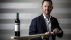 Ricky Ponting with his new wine.
