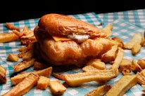 Edita’s fish burger has a cult following.