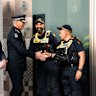 Police chief Mike Bush and police minister Anthony Carbines announced the $93 million boost on Tuesday 
