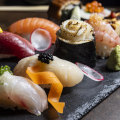 Sushi platter.
