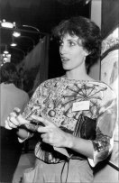 Sue Norrie wears one of her creations on February 1, 1983.