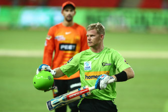 Sam Billings playing for the Thunder last week.