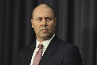 Treasurer Josh Frydenberg. 