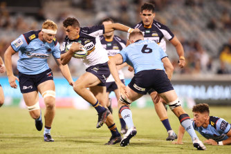 Tom Banks has played 84 Super Rugby games for the Brumbies.