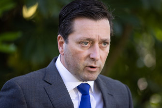 Opposition Leader Matthew Guy said the lack of cash for CBD recovery in the budget was insulting and bizarre.