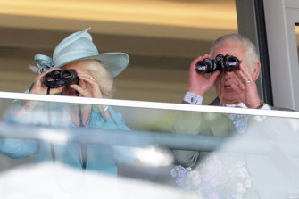 Camilla, Duchess of Cornwall and Prince Charles, Prince of Wales at the Royal Ascot 2022.