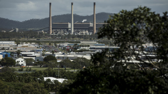 Queensland’s largest and oldest coal-fired power station in Gladstone.