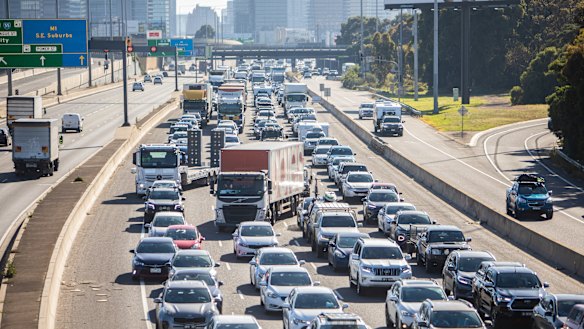 Traffic congestion: One thing many work-from-home staff are trying to avoid.