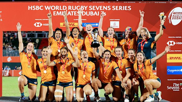 Australia’s women’s sevens side have risen back to the top of the world rankings. 