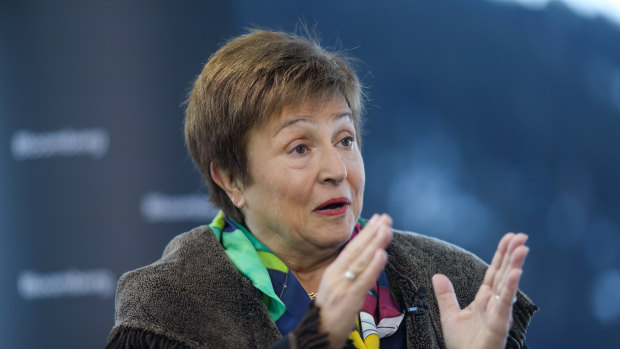 Kristalina Georgieva, managing director of the International Monetary Fund, says that low interest rates limit how economies can deal with fresh problems. 