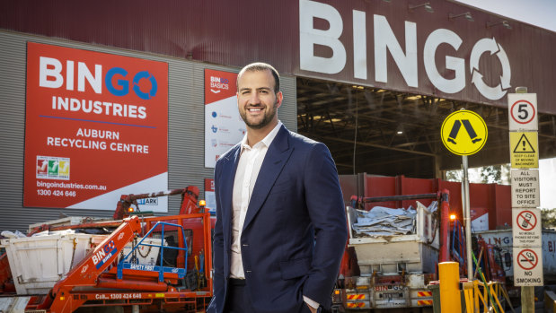 Bingo Industries CEO Daniel Tartak holds a 19.8 per cent stake in the company. 