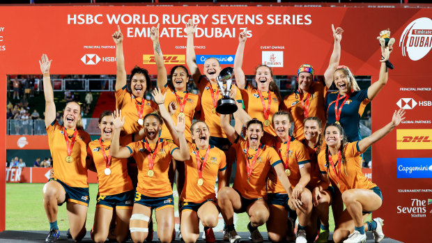 Australia’s women’s sevens side have risen back to the top of the world rankings. 